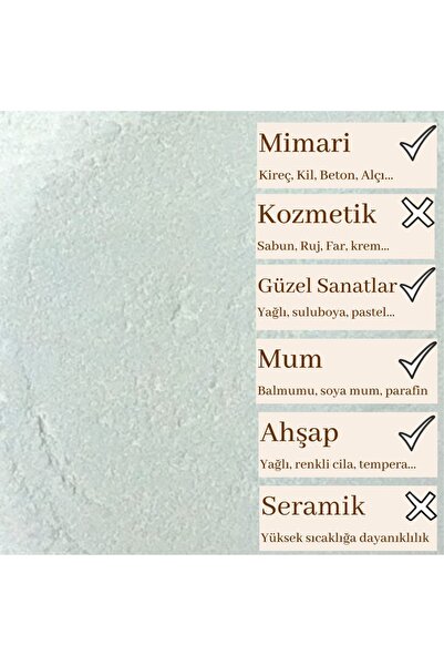 Okra Pigment ve Doğal Boya Mineral Pigment 100 G