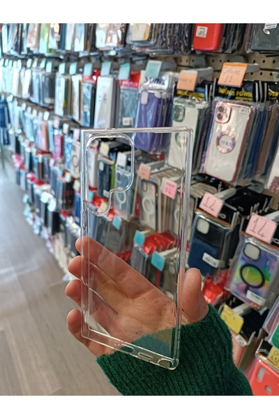 ABC Samsung Galaxy S24 Ultra Şeffaf Silikon Kılıf