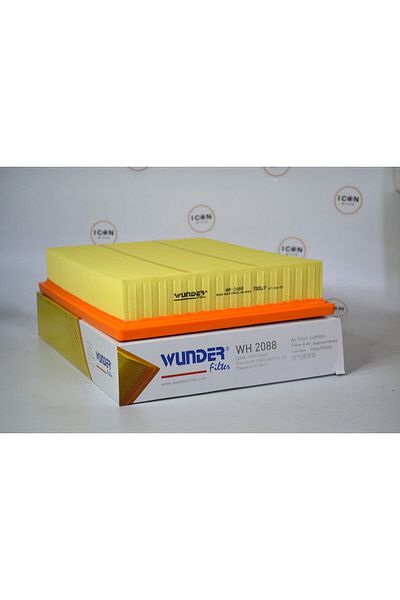WUNDER FILTER Icon Group - Toyota Hilux - Fortuner 2.4 D - 2.5 D - 2.8 D - 3.0 D Air Filter - Wh 2088