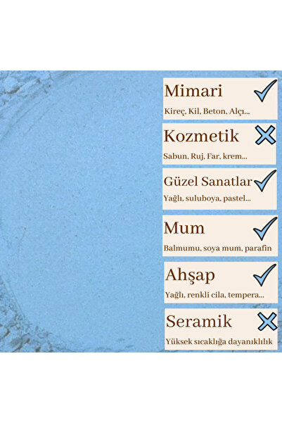 Okra Pigment ve Doğal Boya Mineral Pigment 100 G