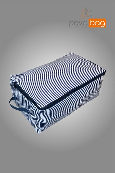 Pevabag Under Base Storage Bag Set (5 PCS) 55*60*20 Cm Blue Striped