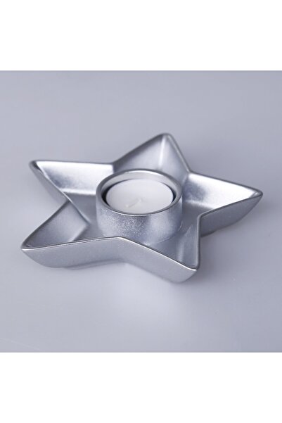 Selim Evora Tealight Mumluk Gümüş