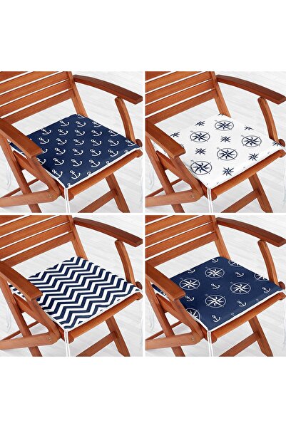 Nish & Royal Set de perne pentru scaun cu fermoar, imprimat digital, 4 piese,...