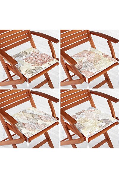 Nish & Royal Set de perne pentru scaune moderne, colorate, cu fermoar, 4 pies...