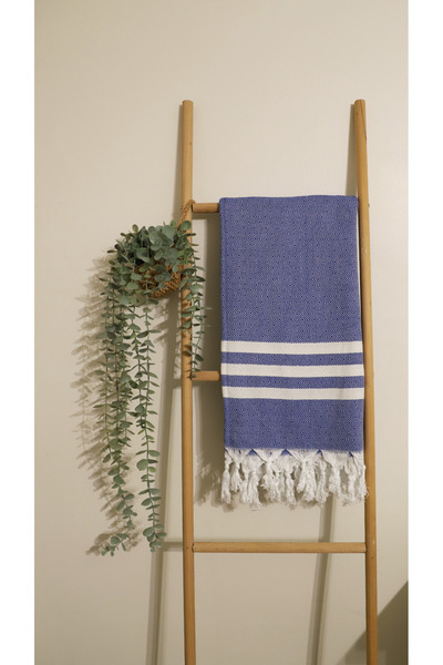 AQUATOLIA BAMBU ELMAS Peştemal - %100 Pamuk- 100x180- Peştemal- Plaj Havlusu- Elmas Desen