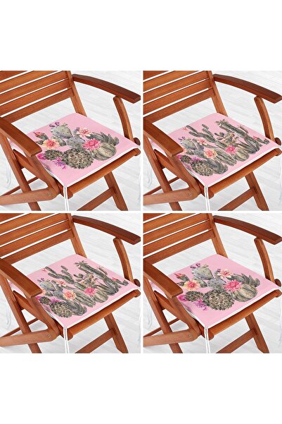 Nish & Royal Set de perne de scaun modern, cu fermoar, 4 piese, cu model de c...