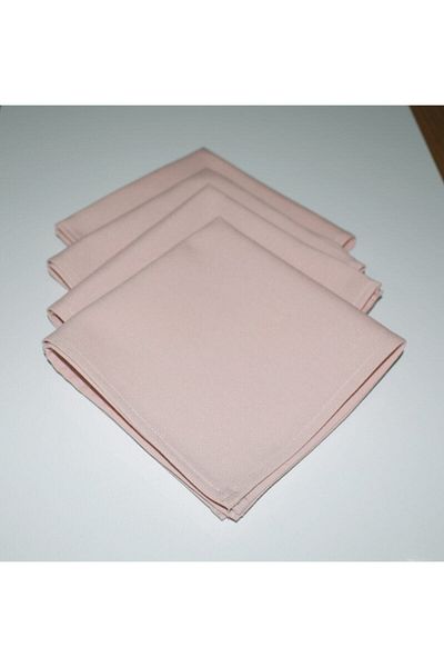 paris in paris 4 Pieces Powder Fabric Serving Napkins 1St Quality Duck Linen Fabric (Studiofree Fabric)