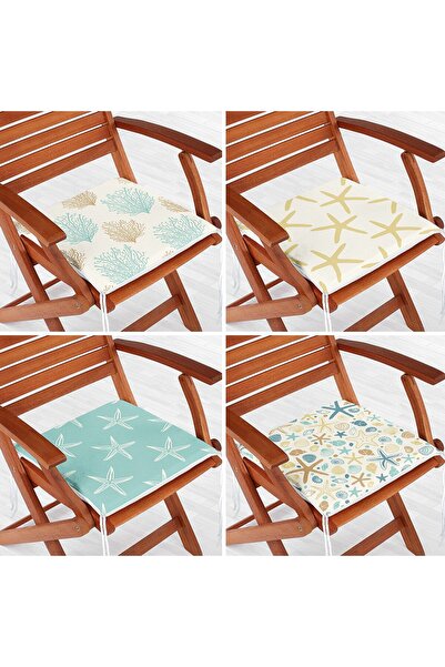 Nish & Royal Set de perne pentru scaun cu fermoar, imprimat digital, 4 piese,...