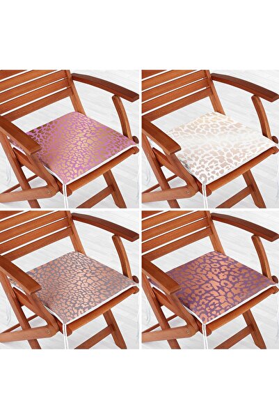 Nish & Royal Set de perne pentru scaune moderne, cu fermoar, 4 piese, cu deta...