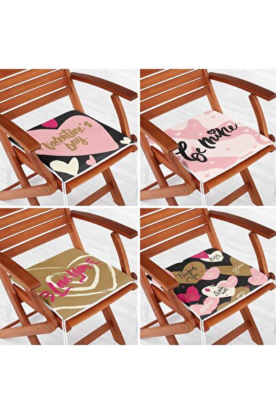 Nish & Royal Set de perne pentru scaune cu fermoar, 4 piese, concept de Ziua ...