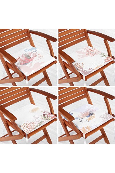 Nish & Royal Set de perne pentru scaune moderne, cu fermoar, 4 piese, cu dese...