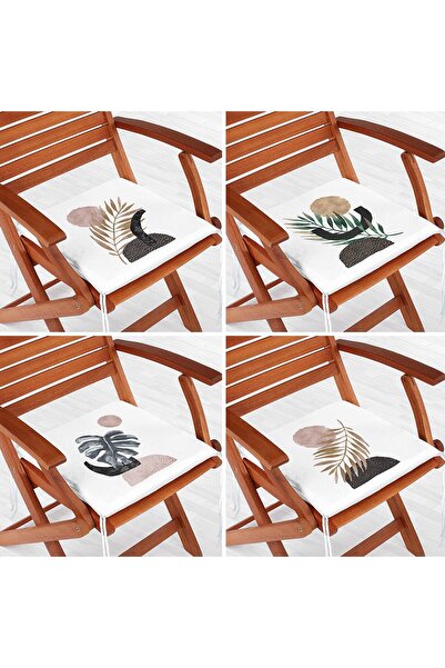 Nish & Royal Set de perne pentru scaune moderne, cu fermoar, 4 piese, cu desi...