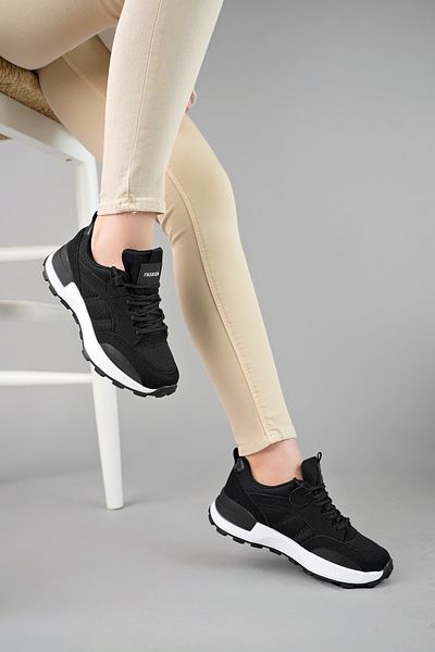 McDark Pantofi sport unisex cu plasă alb-negru