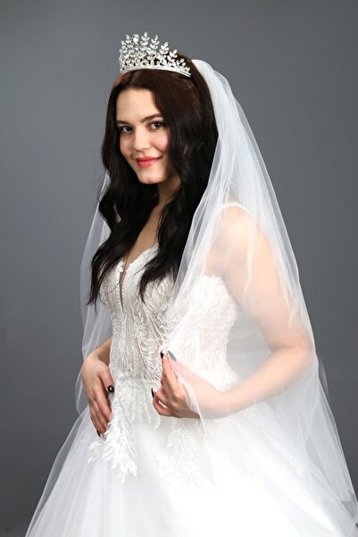 paris in paris Voal de mireasă umflat model prințesă două straturi inferioare...