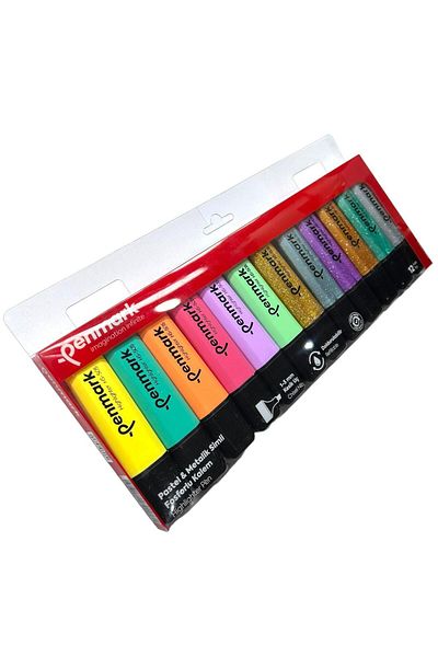 penmark PHOSPHORUS 12 PACK ACETATE MIXED COLOR 6 PASTEL + 6 SIMS HS-505-12PS709696