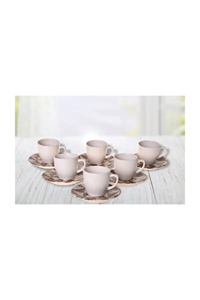Keramika KERAMİKA MAGIC KAHVE FİNCAN TAKIMI 12 PARÇA 6 KİŞİLİK