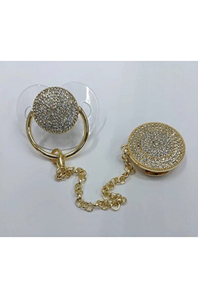 Bygulsahozdemir Düz taş modeli emzik ve emzik zinciri