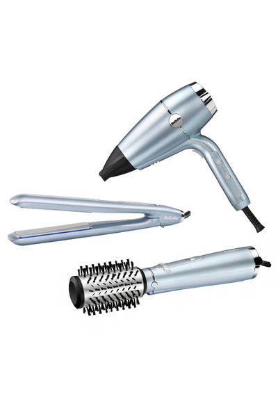 BABYLİSS Hydro-Fusion 2100W Saç Kurutma Makinesi-Saç Düzleştirici ve Döner Ba...