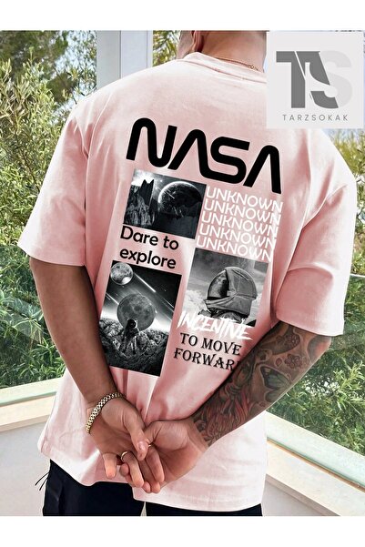 Tarzsokak Tricou grafic pentru bărbați cu astronaut și litere