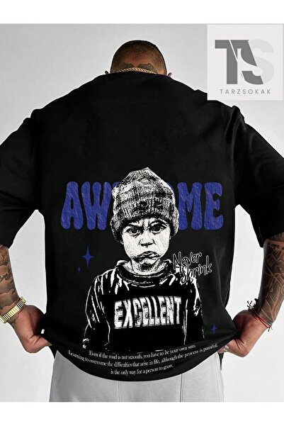 Tarzsokak Ανδρικό μπλουζάκι Hypemode Off-Shoulder, μαύρο πλεκτό, με στρογγυλή...