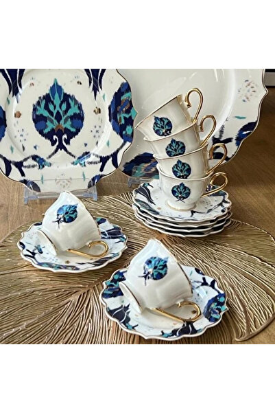 Yamaç Home Valeria İkat 6 Kişilik Çay Fincanı