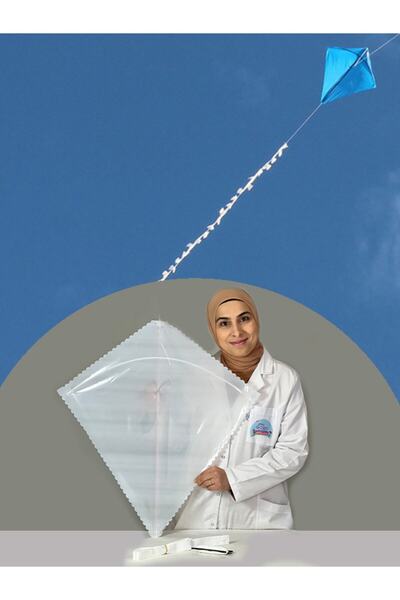 GÜLEN UÇURTMA Naylon Elmas Uçurtma / Düz Renk