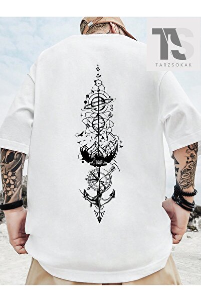 Tarzsokak Ανδρικό μπλουζάκι Homme με στάμπα στην πλάτη και ανοιχτούς ώμους