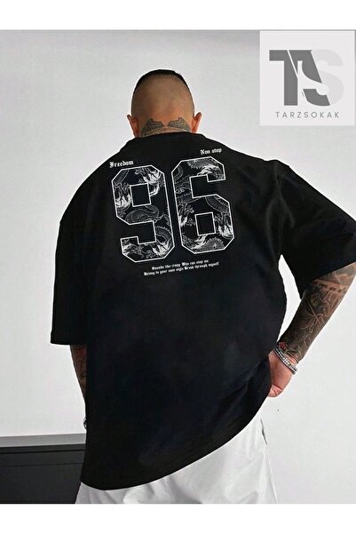 Tarzsokak Tricou cu mânecă scurtă pentru bărbați Hypemode, cu imprimeu dragon...