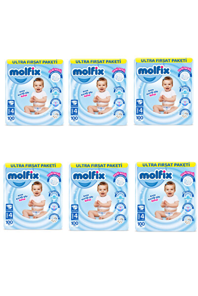 Molfix Bebek Bezi Ultra Fırsat Paketi 4 Numara 600'lü
