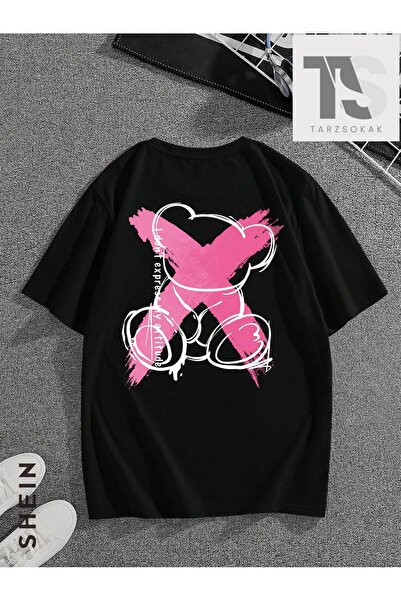 Tarzsokak Tricou pentru bărbați din bumbac cu imprimeu urs