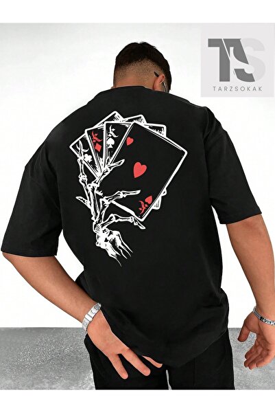 Tarzsokak LEGND Erkek Kalpli ve Sloganlı Grafik Tişört