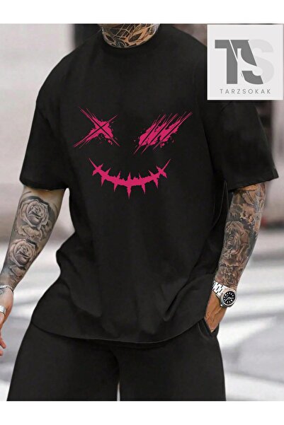 Tarzsokak Tricou pentru bărbați cu imprimeu Soare și Lună