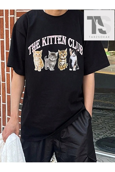 Tarzsokak Tricou grafic cu flori și slogan pentru bărbați Homme