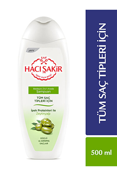 Hacı Şakir HACI ŞAKİR ŞAMPUAN 500 ML ZEYTİNYAĞI
