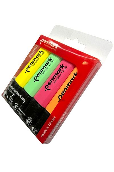 penmark PHOSPHORUS 4 PACK ACETATE MIXED COLOR PASTEL HS-505-4P709701