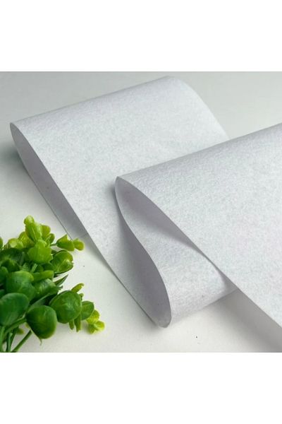 DÖNENCİX Meter Thin Felt Fabric 1 Mm 100 Cm White