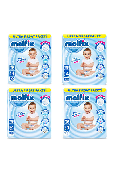 Molfix Bebek Bezi Ultra Fırsat Paketi 4 Numara 400'lü