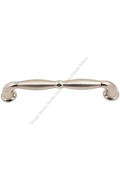 Gürçay Zeplin Pull Door Handle Nickel Satin