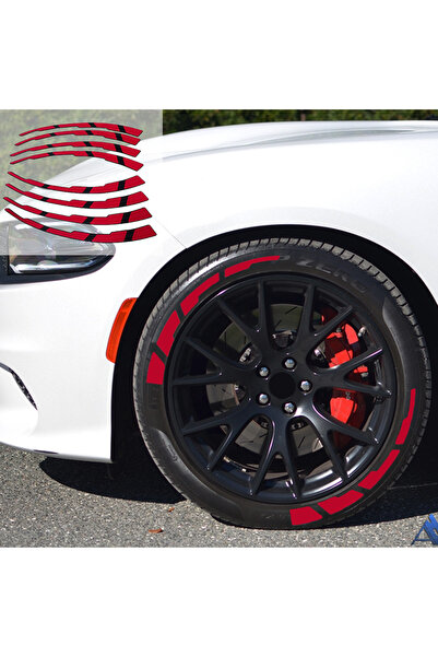 bombtire شريط خد أصلي أحمر 2.5 سم - 4 قطع + غراء لاصق