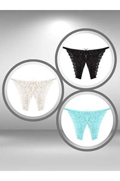 ŞahTan 3'lü Özel Bölge Açık Fantezi Kadın