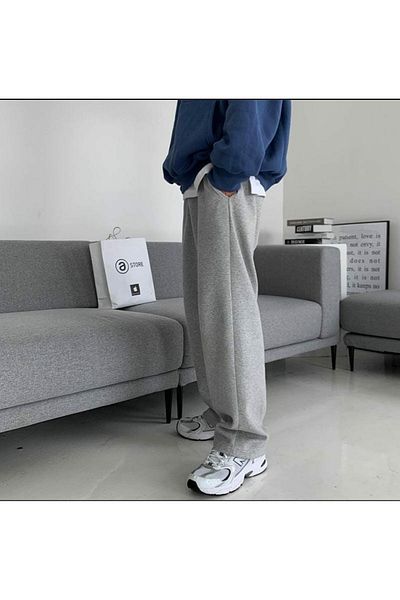 FUNSTYLE Oversize Εποχιακή Γκρι αθλητική φόρμα κάτω