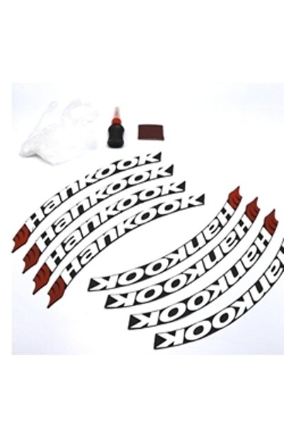 bombtire مجموعة حروف إطارات هانكوك مع هدية رائحة السيارة