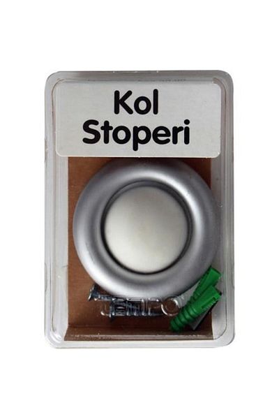 Gürçay Door Handle Stopper Buffer Matte Chrome