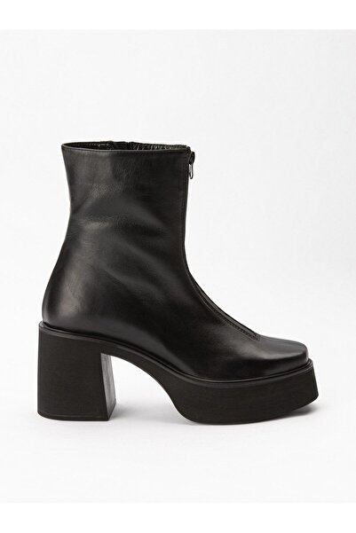 Favgi Menor Siyah Deri Bot