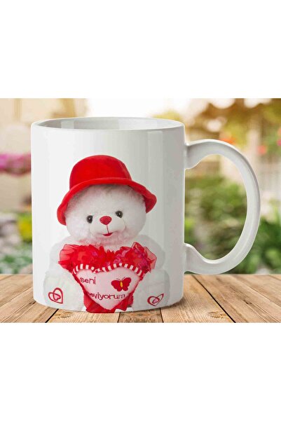 ART HEDİYE كوب تيدي بير لعيد الحب