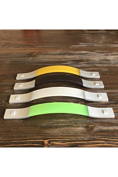 Gürçay Halis Kulp Renkli Çekmece Kapak Kulpu 160mm (2 Adet) Beyaz