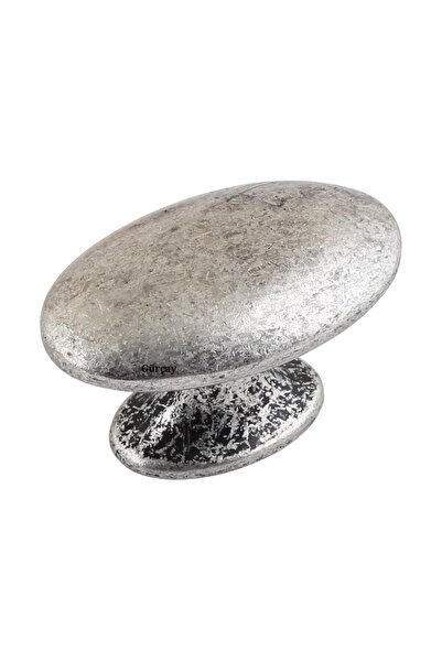 Gürçay Luxury Arya Düğme Kulp Antik Gümüş (2 Adet)