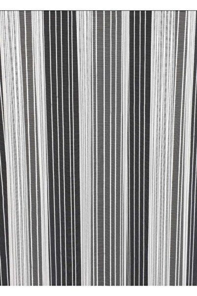 Köseoğlu Perde Çizgili Modern Düz Tül Zincir Desen 1.Kalite Yüksek Gramajlı