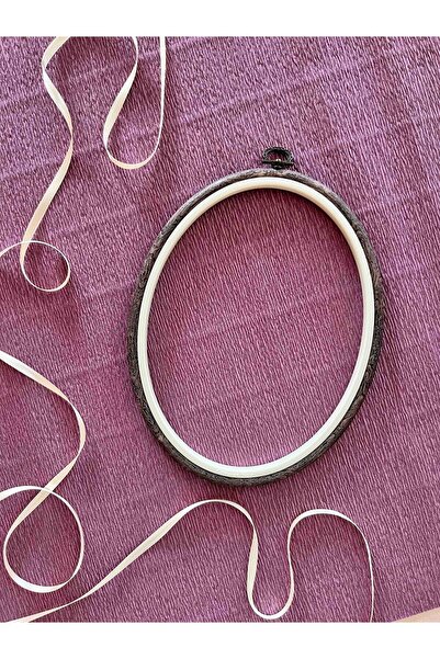 BibuPunch نورج بكرة بيضاوية الشكل خشبية مزخرفة رقم: 4