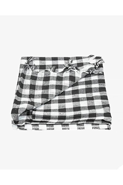 Genel Markalar Battal Boy Kareli Masa Örtüsü Pötikareli Piknik Örtüsü Sofra Bezi Püsküllü